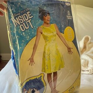 Disney Inside Out Yellow Midi Dress